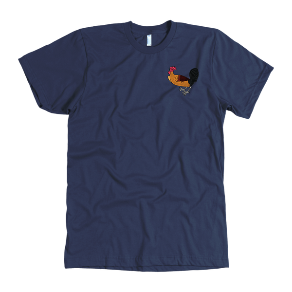 test shirt - rooster left