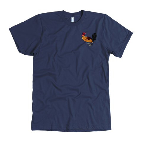 test shirt - rooster left