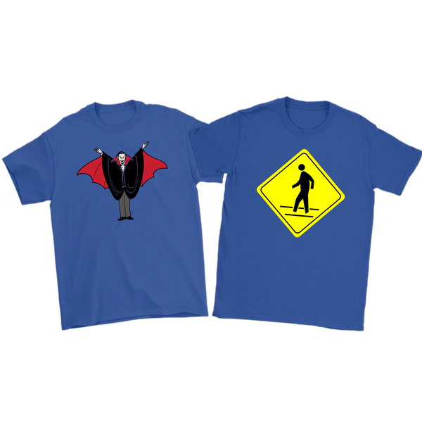 test couples shirt - vampire sign