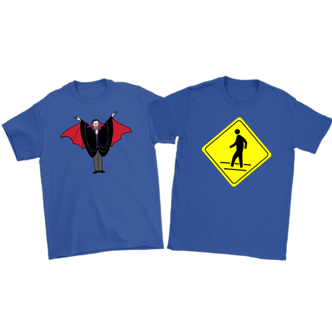 test couples shirt - vampire sign