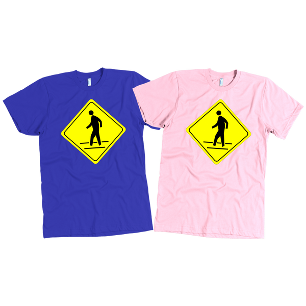 test shirt - blue and pink - same sku
