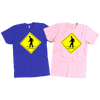 test shirt - blue and pink - same sku