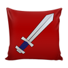 test pillow - sword, guy