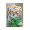 tiger horizontal flat card