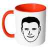 test mug - face