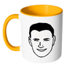 test mug - face