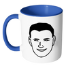 test mug - face