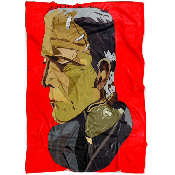 test fleece blanket - red