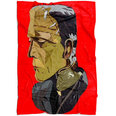 test fleece blanket - red