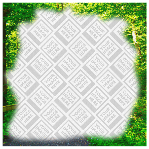 test personalized canvas - square