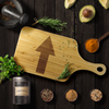 active cutting board with handle vertical