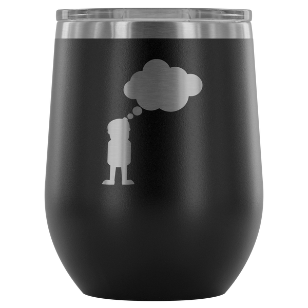 test wine tumbler - thinker