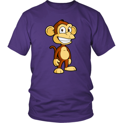 test shirt - monkey sign - quad vertial