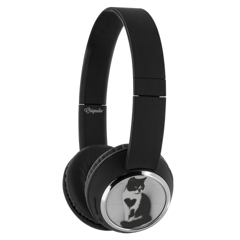 test headphones - with static image