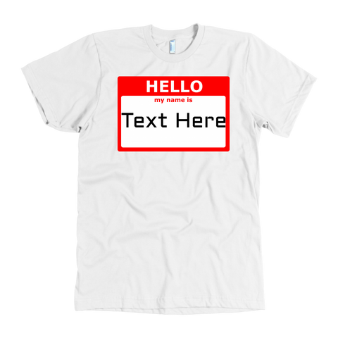 test sign - name tag z