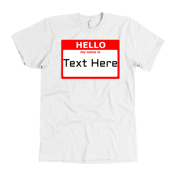 test shirt - nametag 1