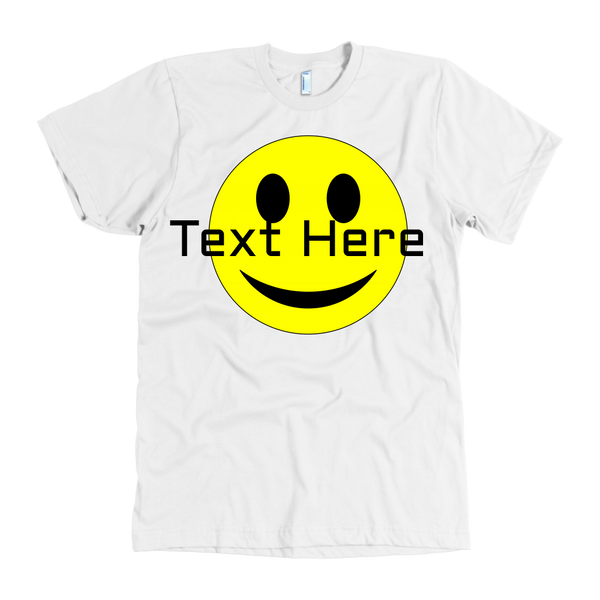 test shirt - smile text