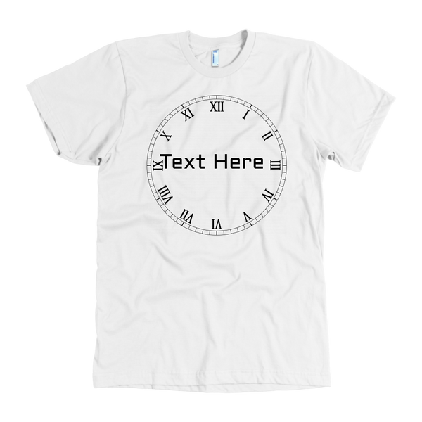 test shirt - clock