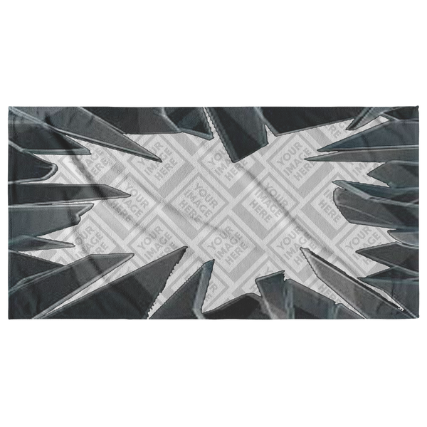 Test Personalized Beach Towel A5 5.29.19