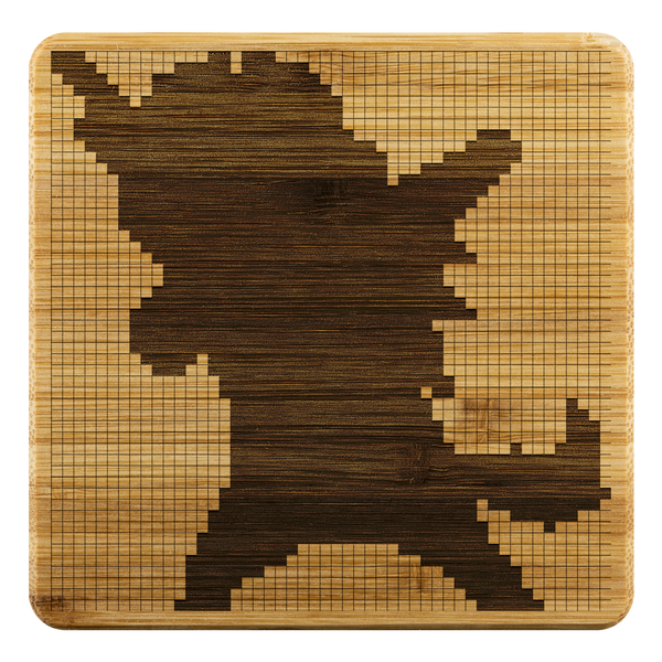 dab pony square coaster