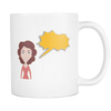 mug - yelling woman