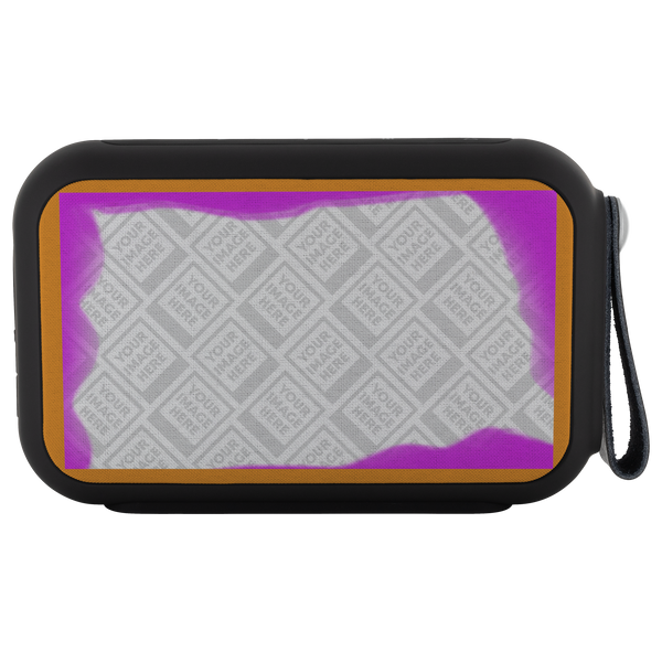 test speaker - thumpah - personalized - purple border 1