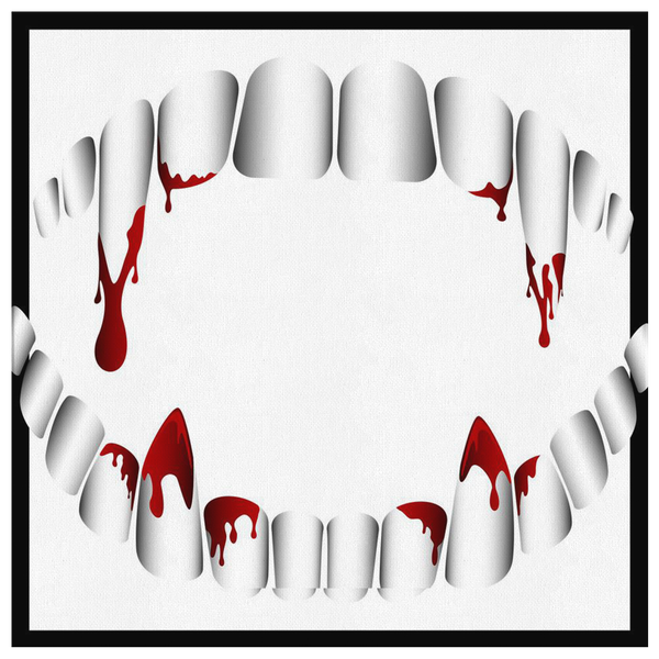 test canvas template - teeth in border