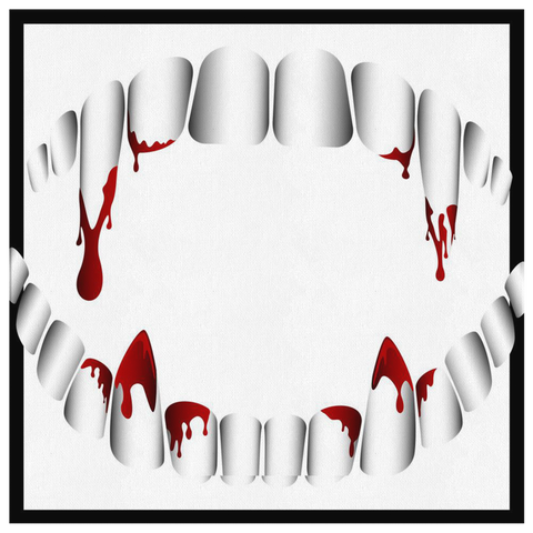 test canvas template - teeth in border