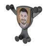 test car charger - beard guy