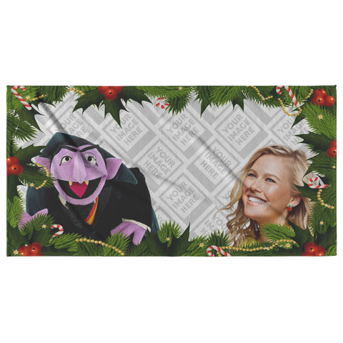 test beach towel - christmas count 3