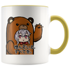 test accent mug - bear girl