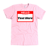 test shirt - nametag