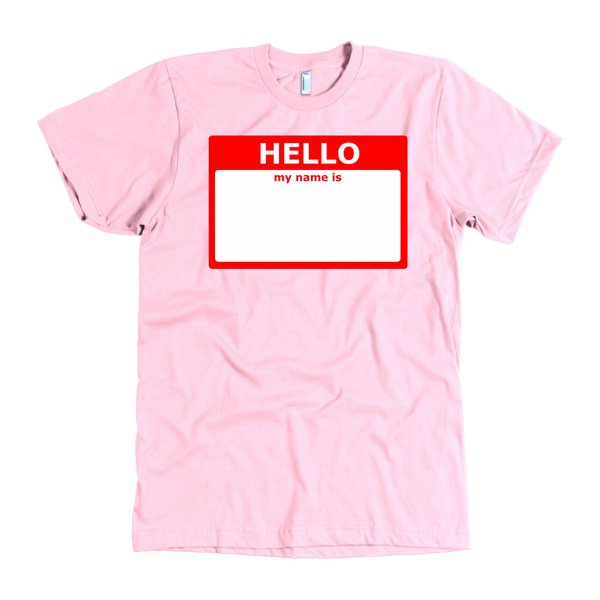 test shirt - name tag