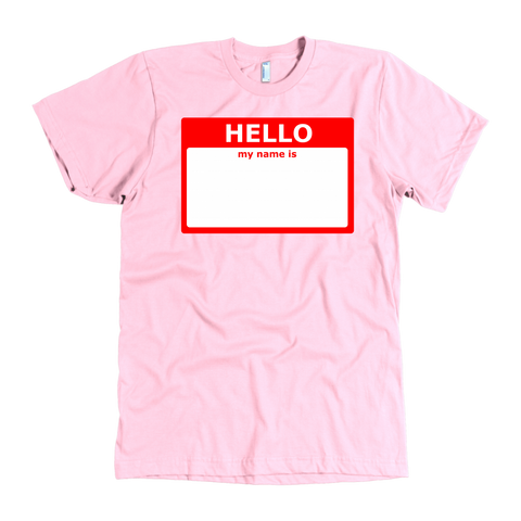 test shirt - name tag