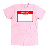 test shirt - name tag