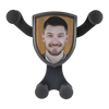 test car charger - beard guy
