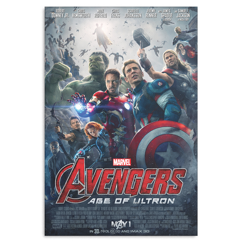 test canvas wall art - avengers