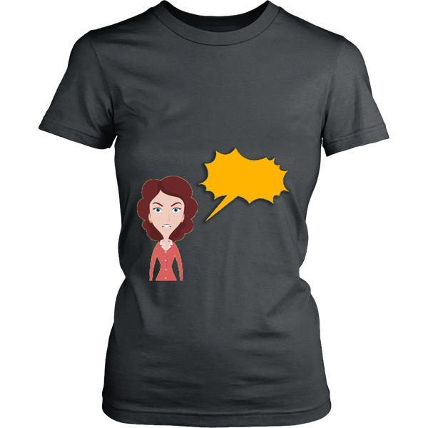 test shirt - woman monkey